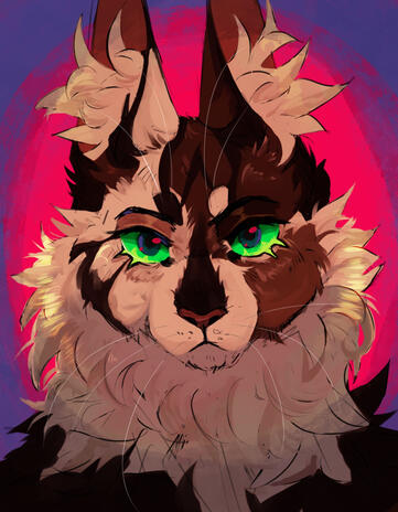 full-rendered portrait