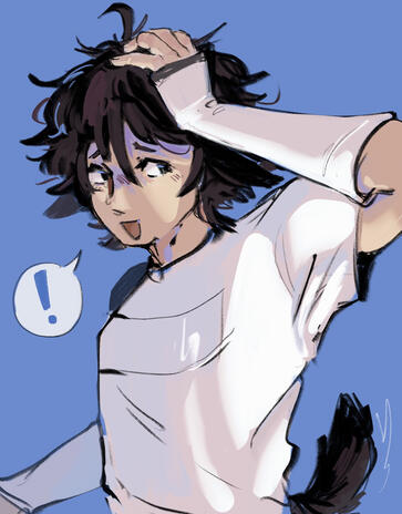 rough-colour halfbody