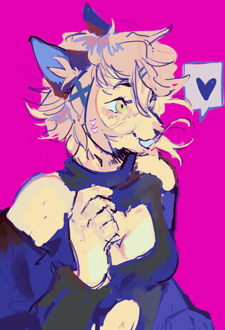 rough-colour halfbody
