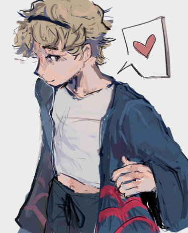 rough-colour halfbody